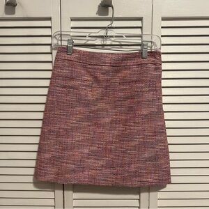 NWT Pink Tweed Skirt